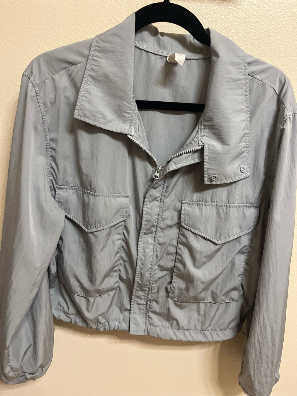 Yogalicious Radiant Commuters Grey Cropped Jacket Lightweight